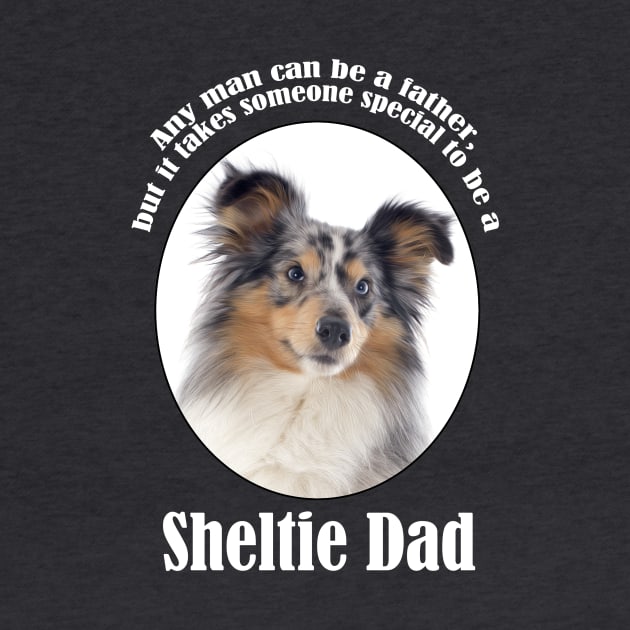 Blue Merle Sheltie Dad by You Had Me At Woof